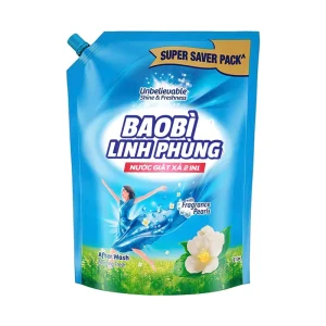 Customized Refillable Liquid Soap and Laundry Detergent Spout Pouch PET/PE Gravure Packaging