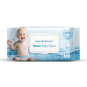 Customized Reusable Organic Baby Wipes Private Logo Wet Tissue for Daily Cleansing