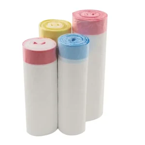 Customized Roll Drawstring Garbage Bag HDPE LDPE Biodegradable Kitchen Disposable Plastic Trash Bag Dustbin Liners for Kitchen