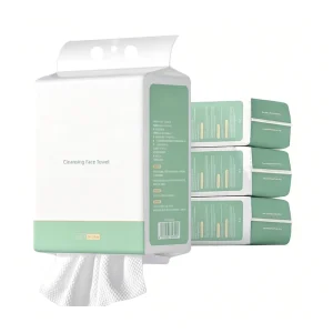 Customized Soft Disposable Towel Thickened Highly Absorbent Facial Cleansing Non Woven Facial Tissues
