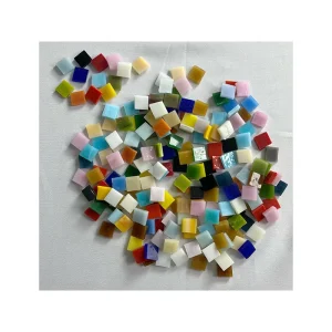 Customized Stained Glass for Crafts Factory Art Glass Mosaic Multiple Color Shapes Color Mosaic Pieces