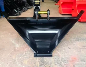 Customized Trapezoidal Excavator Bucket for Cat 315 V Shaped Ditching Bucket with Reinforced Side Cutters