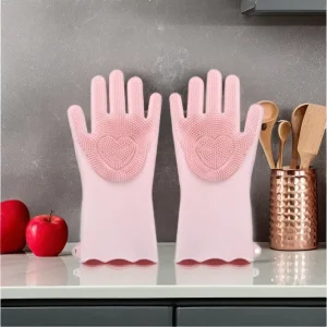 Customized Waterproof Durable Household Silicone Gloves, Multiple Sizes, Medium