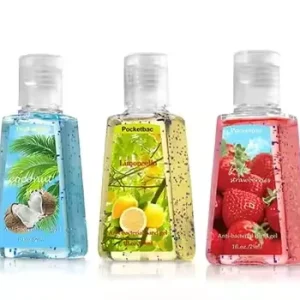 Customztion ODM OEM Mini Pocketbac Handsanitizer Gel with Silicone Holder Customized Fragrance