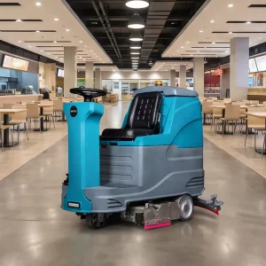 Cylindrical Brush G9 Ride-On Compact Electric Automatic Industrial Floor Scrubber