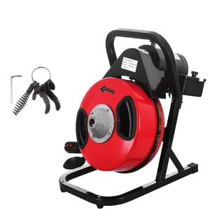 D-50F Portable Electric Drain Pipe Cleaning Machine with 15m Dredging Length