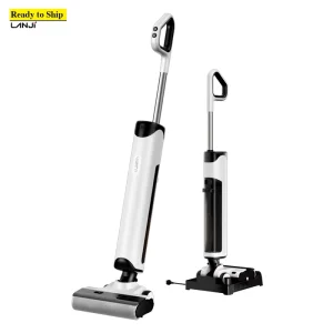 D500 Upright Wet and Dry Vacuum Cleaner and Mop Sweeper 17KPa Long-Lasting Battery Bagless