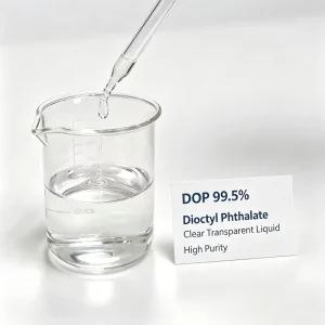 DOP Dioctyl Phthalate Plasticizer Liquid 99.5% Purity CAS 117-81-7 C24H38O4 for Leather Auxiliary Agents