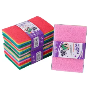DS2181 Household Non-Scratch Green Scouring Pads for Heavy-Duty Dish Cleaning