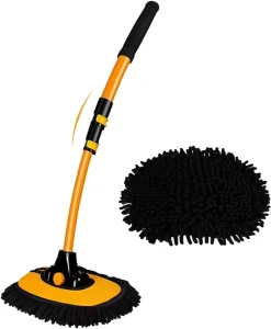 DS3524 Telescopic Microfiber Car Wash Mop with Long Handle for Cars, RVs, and Trucks