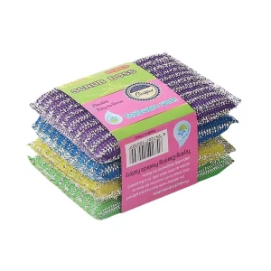 DS5228 Multipurpose Scouring Pads Kitchen Scrub Sponges Non Scratch Cleaning Sponge for Kitchen Pots Pans and Dishes Sponges