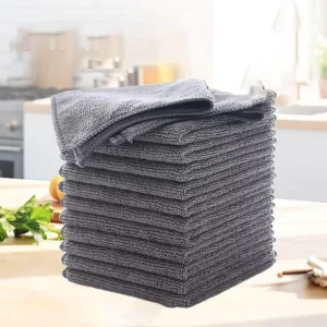 DS5258 Kitchen Towels Fast Absorbent Rags for Cars Dishes Fast Drying Washcloth Kitchen Dish Cloth Microfiber Cleaning Cloths