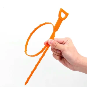 DS5421 Flexible Drain Clog Remover Snake Tool for Sinks Showers Bathtubs and Toilets