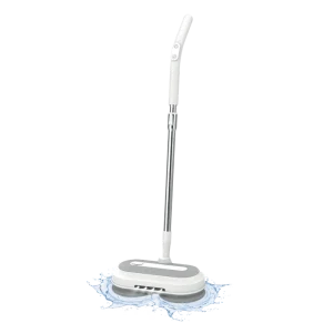 DX2907 Cordless Electric Water Spray Mop 290ml Rechargeable Floor Cleaner with LED Light Auto Spray and 2000mAh Battery
