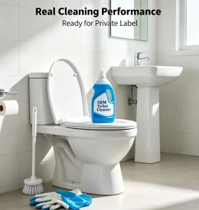 Daily Chemical Lemon Scent Toilet Cleaning Liquid Spray OEM ODM