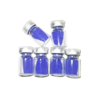 Daily Chemicals GHK Cu Cosmetics Raw Material Blue Copper Powder for Hair Growth Skin Repair and Wound Healing