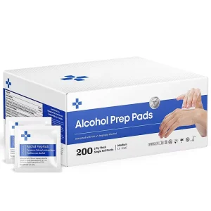 Daily Use Alcohol Prep Pads Saturated With 70% V v Isopropyl Alcohol Wipes Individually Wrapped Swabs