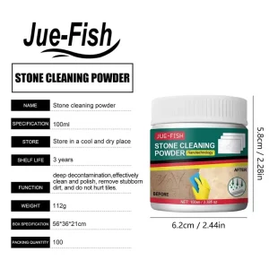 Deep Cleaning Floor Cleaner Powder for Tile and Stone, Oil and Stain Remover