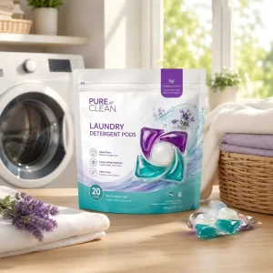 Deep Cleaning Laundry Pods Fast Dissolving Low Foam Easy Rinse Enzyme Based Formula Professional Laundry Detergent Pods
