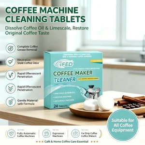 Deep Cleaning & Oil Removal for Automatic Machines Professional Coffee Machine Cleaning Tablets