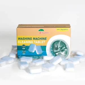Deep Cleaning Tablets for Washing Machines Odor and Dirt Removal 36 Pcs/Box