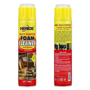 Deeply Cleaning Sofa Car Seat Leather Products Floor & Wall Household Appliance Multi Purpose Foam Cleaner Aerosol Spray 650ml