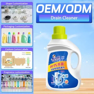 Deodorizing Drain Opener Cleaning Agent Formula 5% 15% Active Ingredient for High Solubility Pipe Deboucheur Canalisation