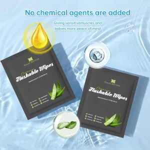 Deodorizing Single Pack Cleansing Wet Wipes Eco friendly Individually Wrapped Body Wipes