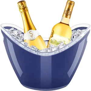 Design Custom Your Brand Logo Beer Buckets Store Ice Bucket for Champagne