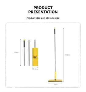 Detachable Assemble Handle Clamp Flat Mop Firm Serrated Buckle Secure Towels Multi surface Household Corner Floor Cleaning
