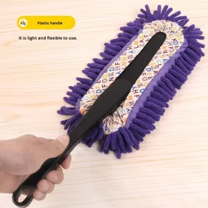 Detachable Dusting Brush Home Use Chenille Feather Duster Water Absorbent Dust Removal Duster