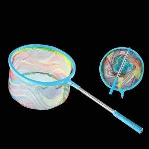 Detachable Head Stainless Steel Bug Catcher Telescopic Pole Portable Camping Kids Outdoor Fishing Net