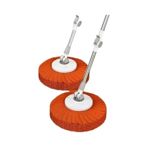 Detachable Round Chenille Mop Pads for Household Spin Mops