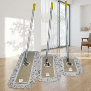 Detachable Washable Multi-Size Aluminum Pole Large Area Dust Mop for Household and Commercial Cleaning