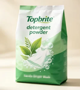 Detergent Powder for White and Colored Clothes with Rich Foam and Easy Rinsing