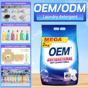 Detergent Powder with Plant Extract for Laundry Cleaning