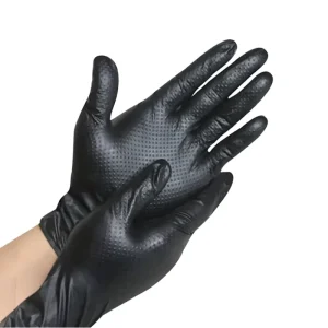 Diamond Pattern Textured Disposable Nitrile Gloves High quality Powder Free Latex Free One Size Fits All Household Gloves