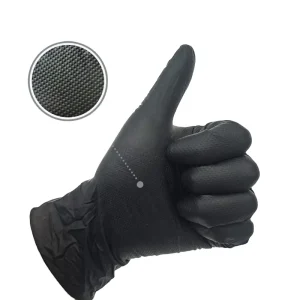 Diamond Texture Nitrile Gloves M L XL Black Household Heavy Work Gloves