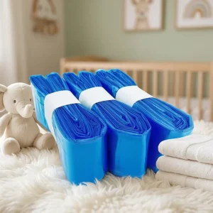 Diaper Pail Liner Biodegradable Nappy Bin Bag Waste Replacement Film Baby Diaper Pail Geni E Disposable Trash Bag Refill Bags