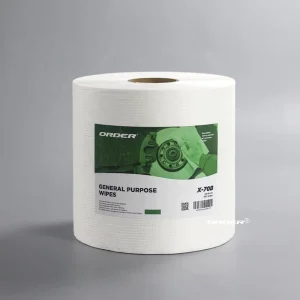Direct Factory Custom Perforated Roll Disposable Industrial Workshop Cleaning Cloths, Durable Polyester, Embossed