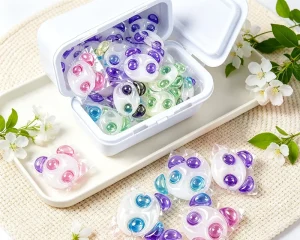 Direct Factory Sale High Quality Eco-Friendly Bulk 12g High Concentration Apparel Laundry Pods Long-Lasting Floral