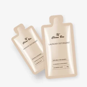 Direct Sale 20g Eco Friendly Liquid Laundry Soap Floral Scented Deep Cleaning Low Foam Disposable Small Sachet for Apparel Use