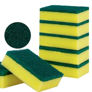 Dish Pan and Pot Washing Scrub Sponge Kitchen Scrubber Pad Scouring Sponge