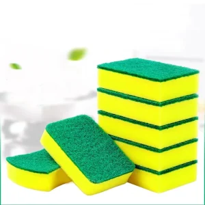 Dish Sponge Scrubber Kitchen Scouring Pad High-Density Scouring Pad