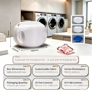 Dishwasher Capsules Short Cycle Quick Dry 100 Boxes MOQ Factory Production OEM ODM