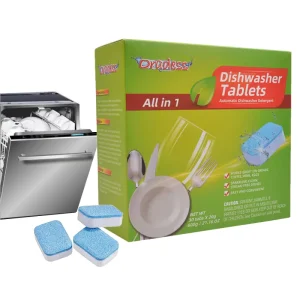 Dishwasher Cleaner Solid Effervescent Tablets Eco Friendly Dish Washing Machine Detergent