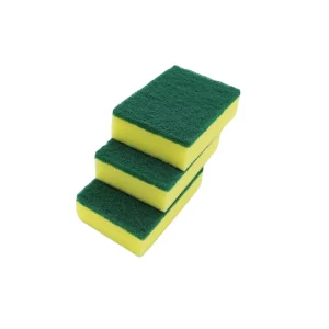 Dishwashing Cleaning Sponge Pads Double-Sided Foaming Wipe for Removing Oil Stains