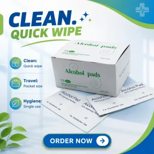 Disinfection Sterilization Nonwoven Fabric Alcohol Prep Pad Wet Wipes