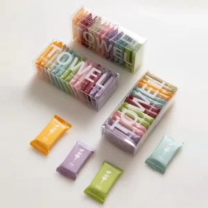 Disposable 100% Cotton Face Towel Soft Spunlace Nonwoven Wet Dry Wipes Biodegradable Travel Cleansing Tissue for Hotel Beauty