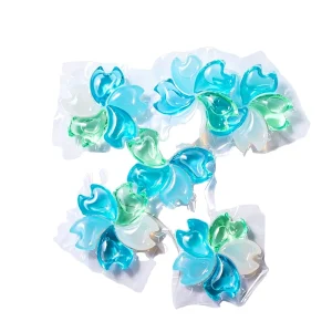 Disposable 5-in-1 Laundry Pods, Cherry Blossom Scent, Deep Clean, Color Protector, Antibacterial